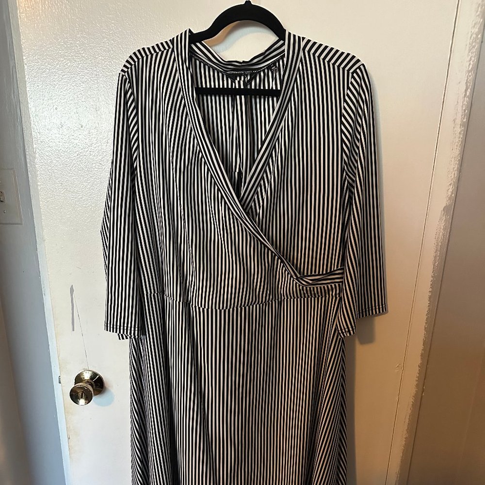 Black and White stripe Dress